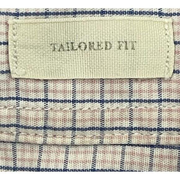 J Crew Shirtings Shirt Mens Medium Plaid Washed Tailored Fit Button Up Casual - Picture 3 of 12